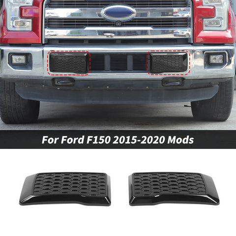 For 2015-2020 Ford F150 Front Bumper Corner Decor Cover Trim