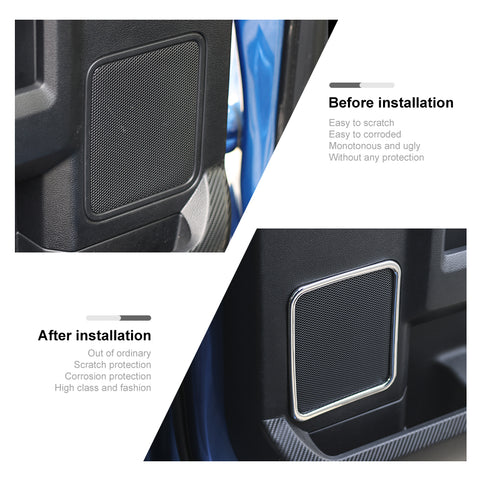 Inner Door Speaker Frame Cover Trim For Ford F150 2015-2020｜CheroCar