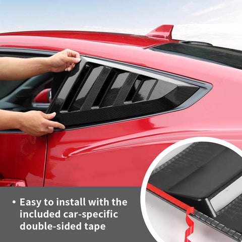 For 2024+ Ford Mustang Car Rear Window Louvers Rear Sun Shade Cover