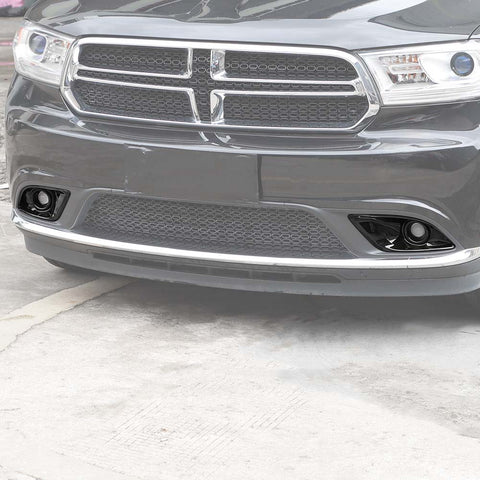 Front Fog Light Cover Fog Lamp Decoration Trim For Dodge Durango 2011-2020 Accessories | CheroCar