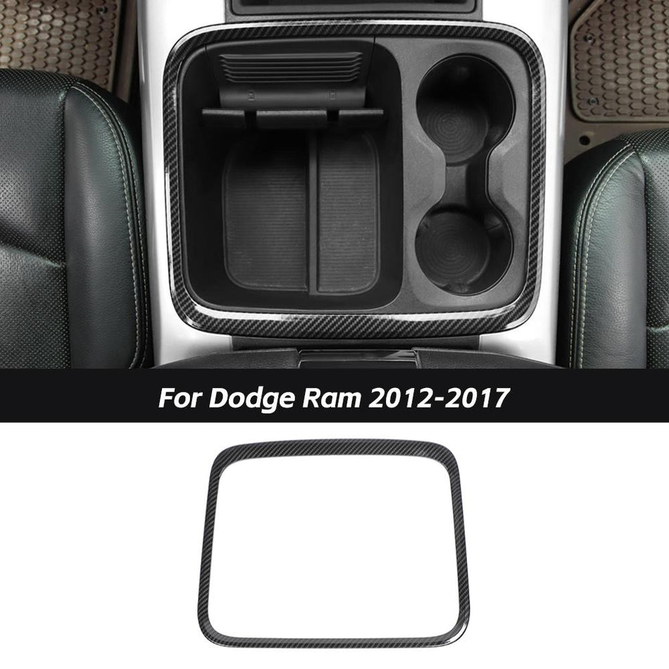 For 2015-2017 Dodge Ram Central Storage Box Cover Trim Decor Frame