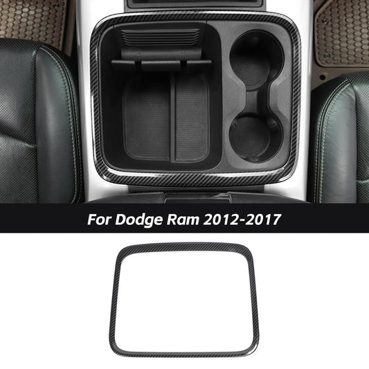 Central Storage Box Cover Trim Decor Frame For Dodge Ram 2012-2017 Accessories | CheroCar