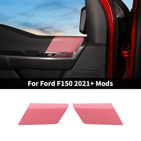 For 2021+ Ford F150 Interior Front Door Panel Handles Cover Trim (2 pcs)