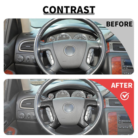 For 2007-2013 Chevy Avalanche/Suburban/Tahoe/Siverado/GMC-YUKON/SIERRA Steering Wheel/Instrument Panel Trim Cover Kit