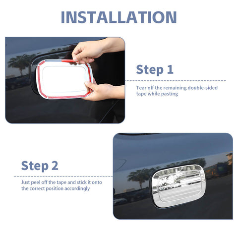 For 2011+ Dodge Durango Fuel Tank Door Cover Gas Lid Cap Trim US Flag