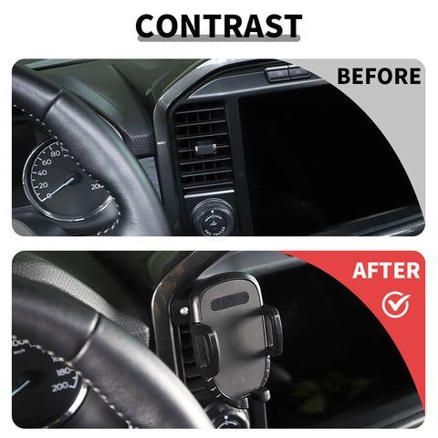 For 2021+ Ford F150 Center Console Dash Air Vent Phone Holder Mount
