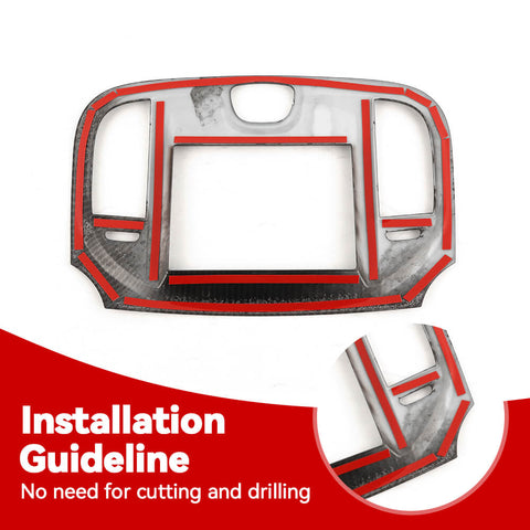 For 2010-2014 Chrysle 300/300C Central Control Navigation Screen Trim Cover