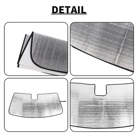 For 2014-2019 Chevy Suburban/Tahoe/GMC YUKON Front Window Sunshade Sun Visor Heat UV Protect Cover