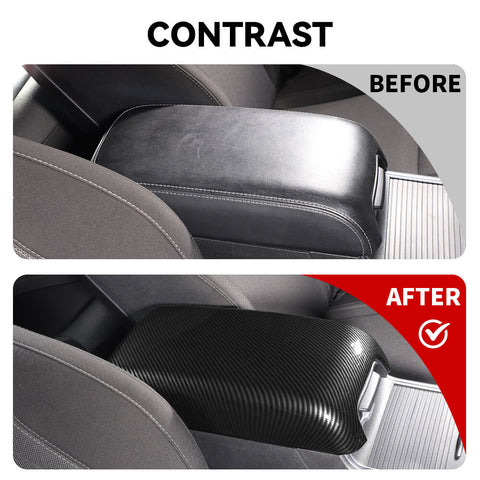 For 2011+ Dodge Charger/Chrysler 300C Armrest Box Panel Decor Trim Cover