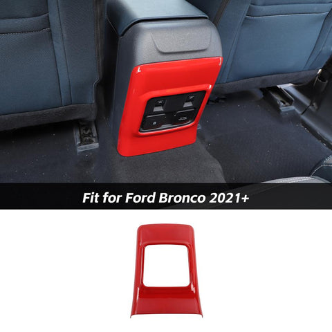 Rear Window Switch Panel Decoration Cover Trim For Ford Bronco 2021+ Accessories | CheroCar