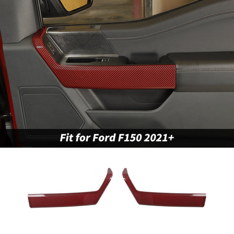 For 2021+ Ford F150 Inner Front Door Handle Panel Cover Trim Decor