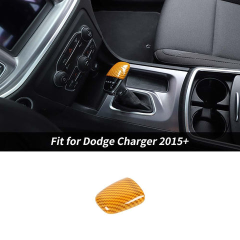 For 2015+ Dodge Charger/Challenger/2018+ Durango Inner Gear Shift Knob Cover Trim