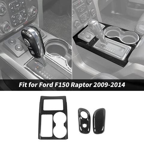 For 2009-2014 Ford F150 Raptor Central Console Gear Shift Panel Cover Trim