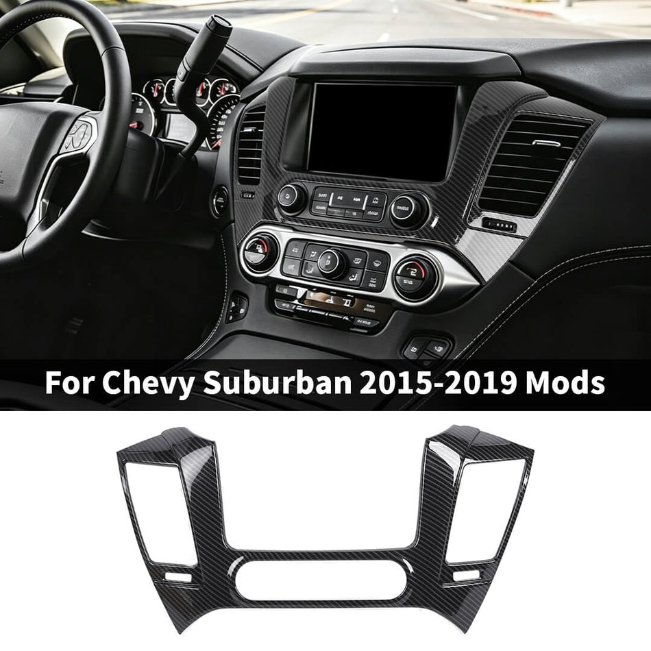 For 2015-2019 Chevy Suburban/Tahoe/GMC-YUKON Interior Central Control Navigation Panel Trim Cover