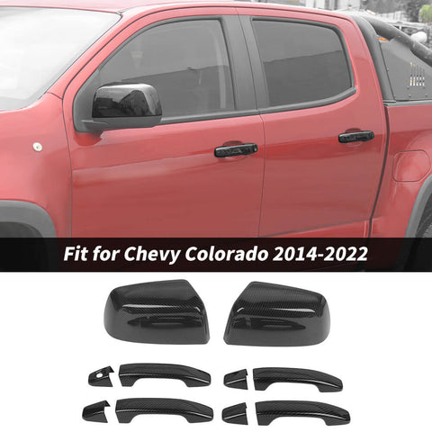 For 2014-2022 Chevy Colorado/GMC Canyon 10 x Rearview Side Mirror Door Handle Cover Trim