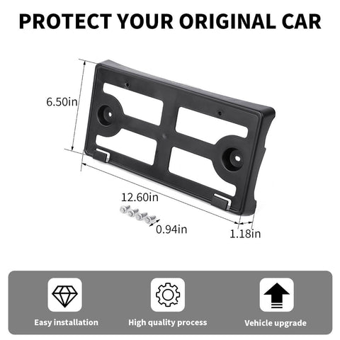 For 2024+ Ford Mustang Front License Plate Bracket Mount Nameplate Holder