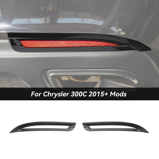 For 2015+ Chrysle 300/300C Rear Fog Light Lamp Cover Trim Accessories