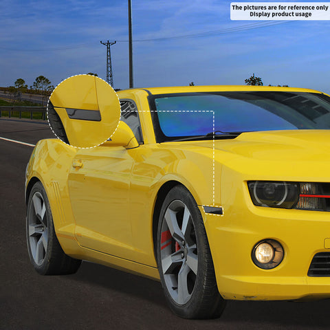 Fit For 2010-2015 Chevy Camaro Front Wheel Arch Rear Tail Light Trim Cover