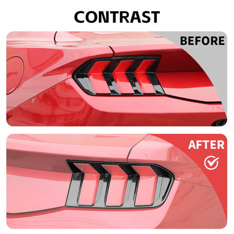 For 2024+ Ford Mustang Taillights Lamp Cover Guard Cover Trim