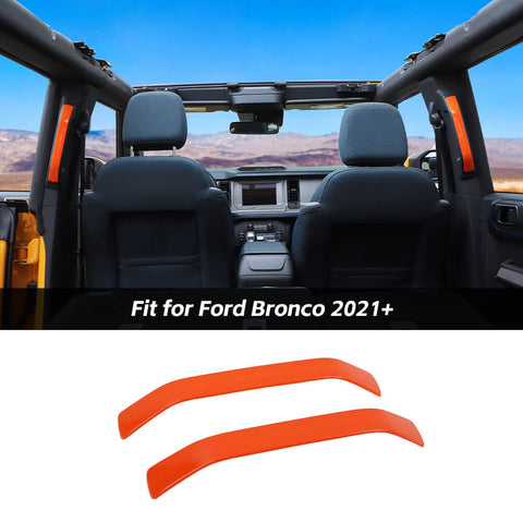 B Pillar Grab Handle Cover Decor Trim For Ford Bronco 2021+ 4-Door Accessories | CheroCar