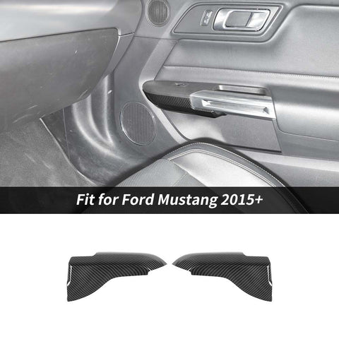 Interior Door Armrest Cover Trim Panel Decor Bezels For Ford Mustang 2015+ Accessories | CheroCar