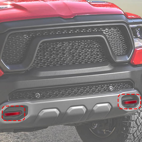 For 2018+ Dodge Ram TRX Front Bumper Tow Hook Trailer Cover Trim Decor