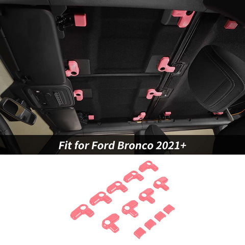 For 2021+Ford Bronco 4-Door 9 x Hardtop Release Open Switch Cover Trim