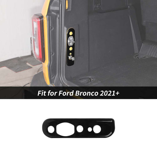 Trunk Tailgate Latch Door Lock Panel Cover For Ford Bronco 2021+ Accessories | CheroCar