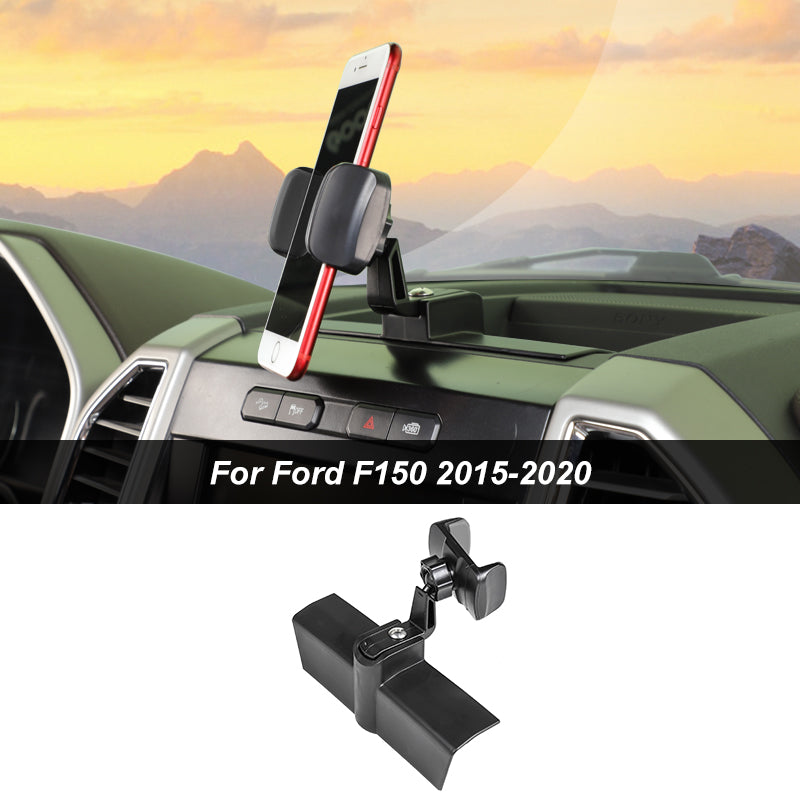 For 2015-2020 Ford F150 360 Degree Car Cellphone Mount Phone Holder