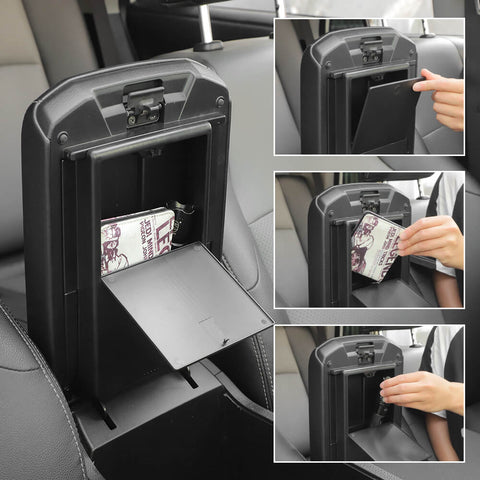 For 2010-2023 4Runner Center Console Armrest Box Hidden Storage Box Accessories