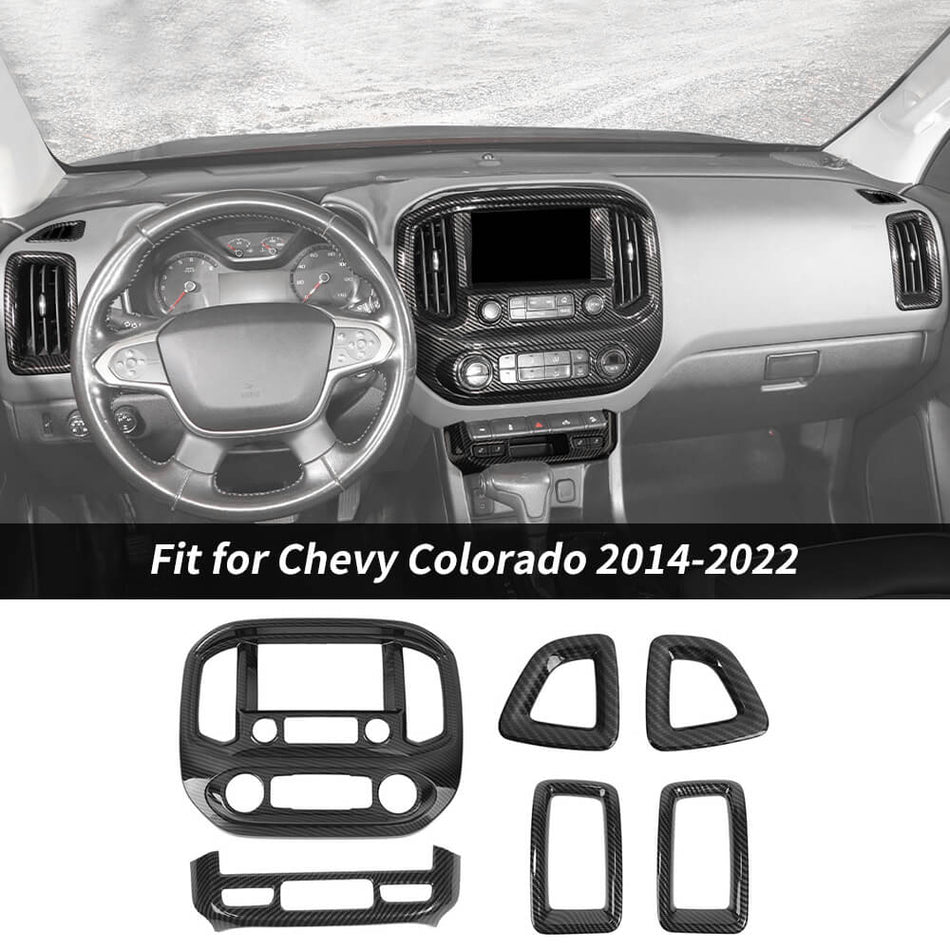 For 2014-2022 Chevy Colorado/GMC-CANYON 6 x Central Control Interior Cover Trim Kit