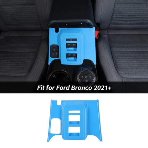 Window Switch Button Panel Cover Trim Frame For Ford Bronco 2021+ 4-Door Accessories | CheroCar