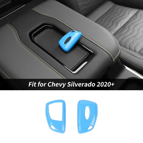 Key Fob Cover Case Protector Shell For Chevy Silverado/Suburban/Tahoe 2020+ Accessories | CheroCar