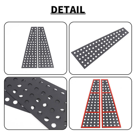 For 2015-2019 Chevy Suburban/Tahoe/GMC YUKON Rear Small Window Glass Plate Panel Trim Cover