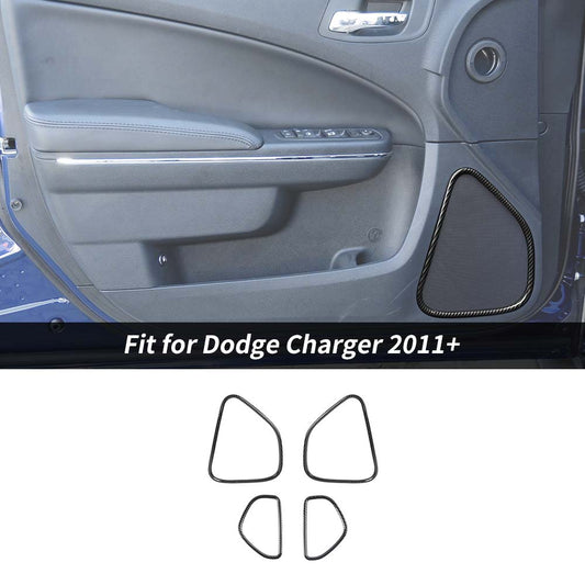 Front /Rear Door Speaker Stereo Cover Trim For Dodge Charger 2011+ Accessories | CheroCar