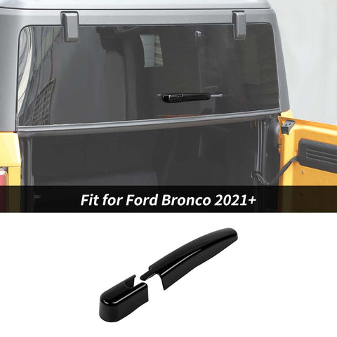 Rear Windshield Window Rain Wiper Cover Trim For Ford Bronco 2021+ Accessories | CheroCar