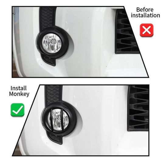 For 2014-2023 Toyota 4Runner SR5/TRD Pro Front Fog Light Lamp Guard Protector Cover