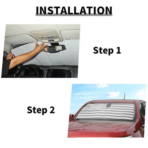 For 2014-2022 Chevy Colorado/GMC-CANYON Front Windshield Sunshade UV Protector Sun Shade Visor