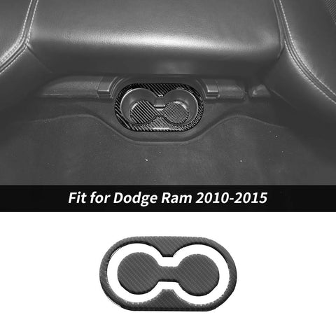 Rear Armrest Cup Holder Mat Panel Trim For Dodge Ram 2010-2015 Accessories | CheroCar