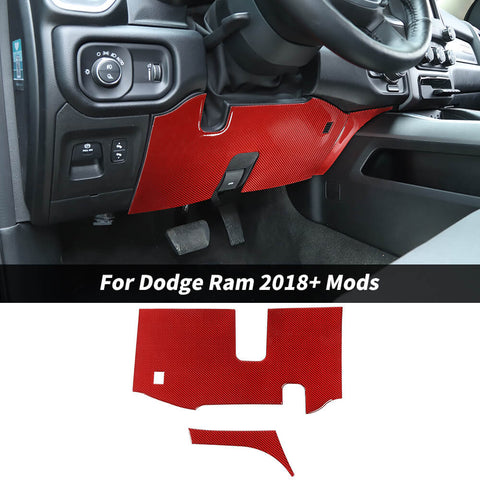 For 2018+ Dodge RAM Steering Wheel Under Anti-kick Panel Trim Cover