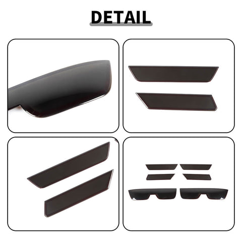 Fit For 2010-2015 Chevy Camaro Front Wheel Arch Rear Tail Light Trim Cover