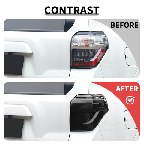 For 2014-2023 4Runner High Brake Light &Taillight Lamp Cover Trim Kit