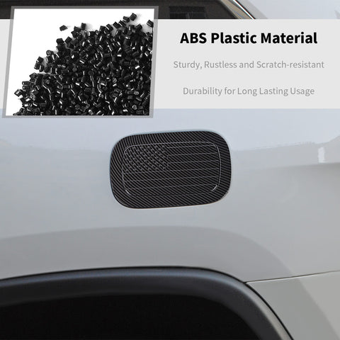 For 2011-2020 Dodge Durango Fuel Gas Door Cover Trim Overlay Fuel Tank Cap