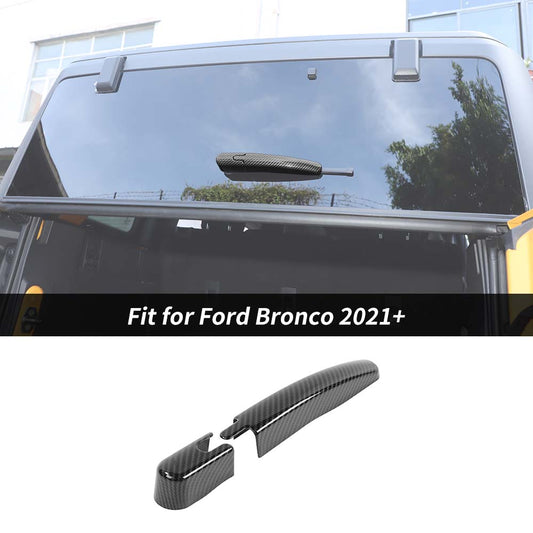 For 2021+ Ford Bronco Rear Windshield Window Rain Wiper Cover Trim