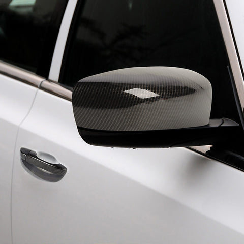 For 2011+ Chrysle 300C Exterior Door Handle Side Mirror Rearview Trim Cover Kit