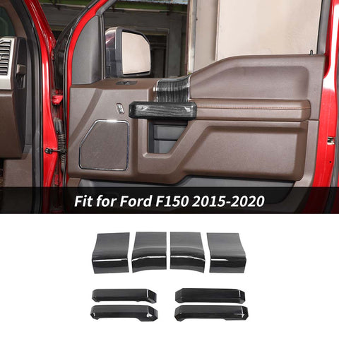 Interior Door Handle Cover with Door Panel Cover For Ford F150 2015-2020 4-Door Accessories | CheroCar