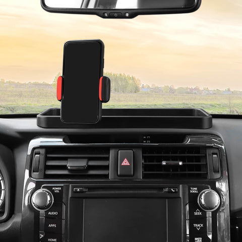For 2010-2023 Toyota 4Runner Center Console phone Holder Mount Bracket With Storage Box Tray