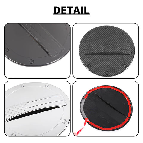 For 2012-2015 Chevy Camaro Exterior Fuel Tank Cover Gas Lid Cap Trim