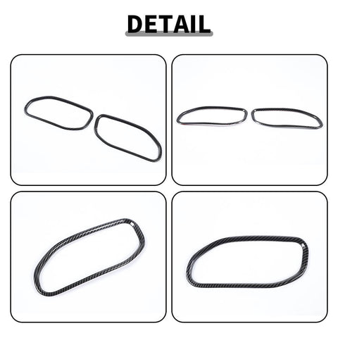 For 2018+ Dodge RAM Front Bumper Grille Cover Trim Frame Decor