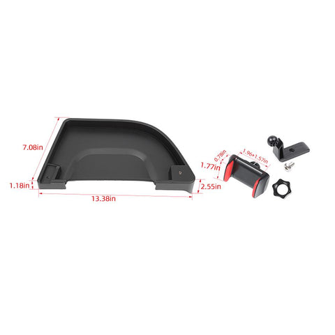 For 2021+ Ford Bronco Sport Dashboard Phone Holder Storage Box Organizer